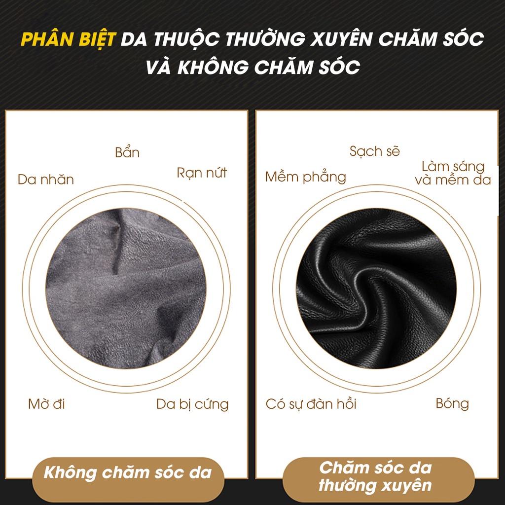 Chai xịt sạch và làm bóng giày đồ da, túi ví, áo, ghế da giúp vệ sinh, dưỡng ẩm chống mốc XI21