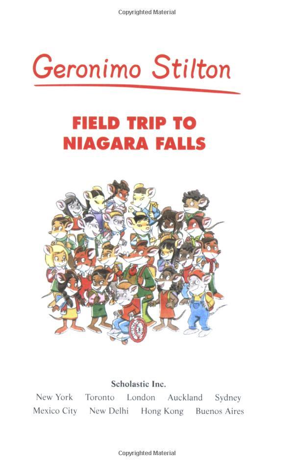 Sách ngoại văn: Field Trip To Niagara Falls (Geronimo Stilton No. 24)