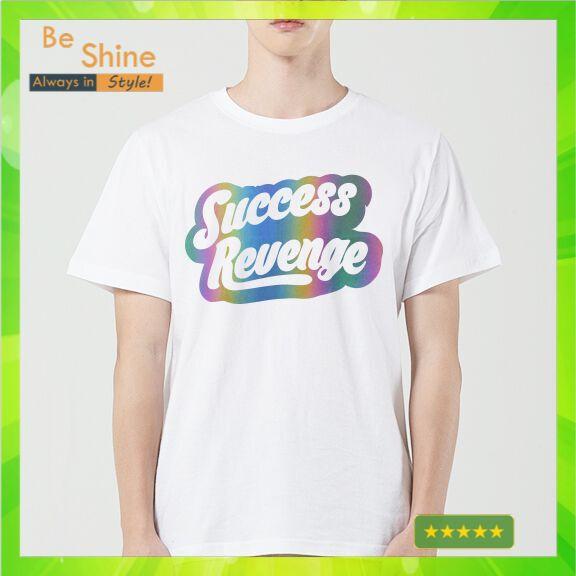 Áo Thun Unisex Form Rộng Success Revenge Phản Quang 7 màu Chất Vải Cotton Mát Mịn, Kiểu Dáng Thời Trang Hiện Đại