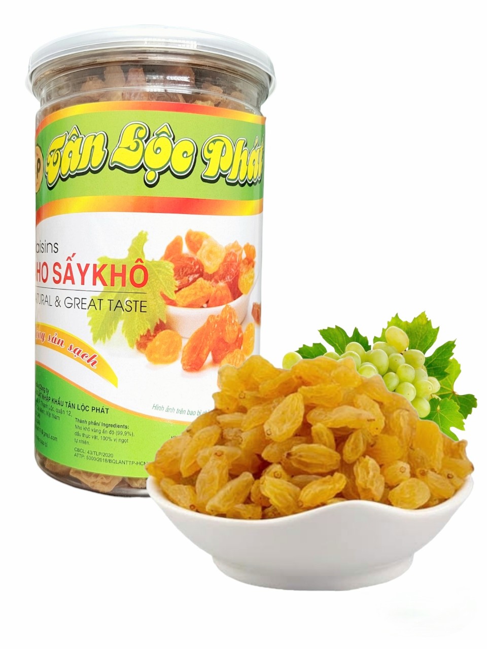 1KG NHO VÀNG SẤY KHÔ NHẬP KHẨU VỊ CHUA NGỌT TLP - COMBO 2 HŨ