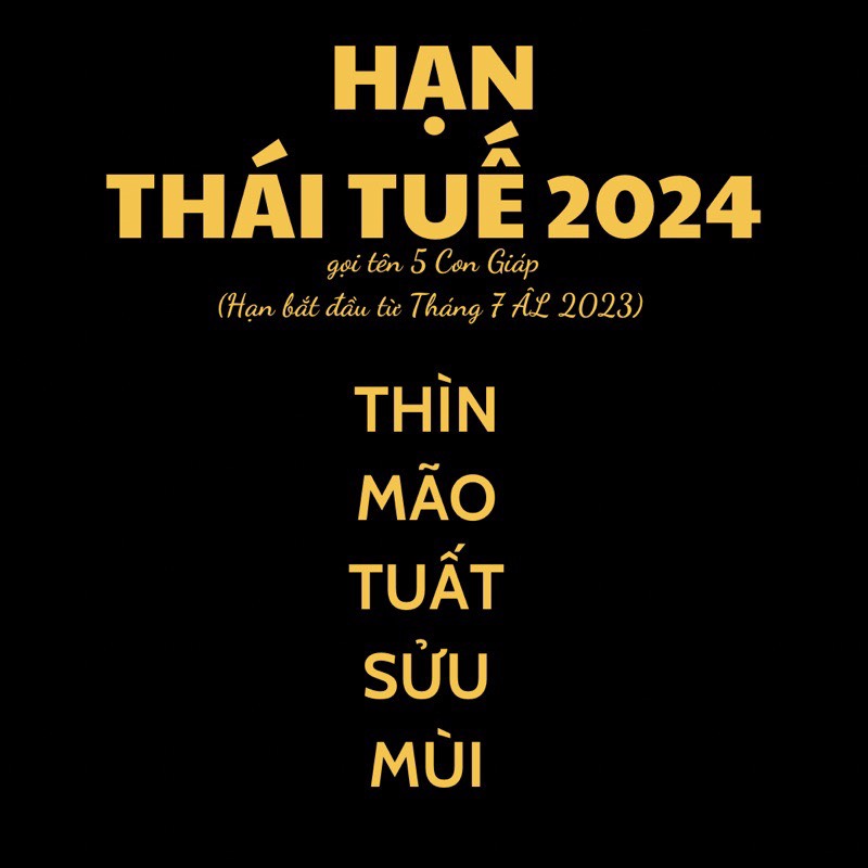 KIM BÀI THÁI TUẾ NĂM 2024