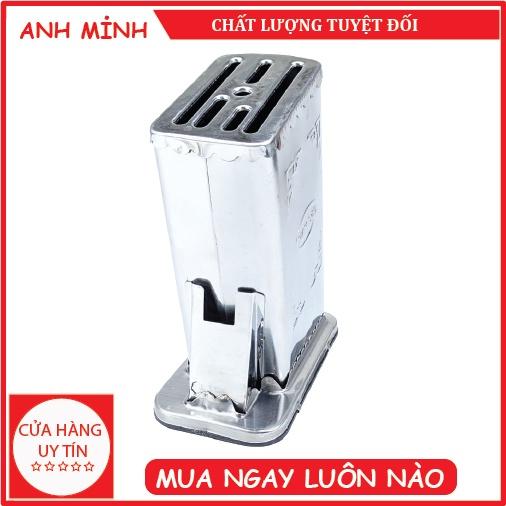 Giá Cắm Dao Xéo Bằng Inox 7 Ngăn Cao Cấp Anh Minh