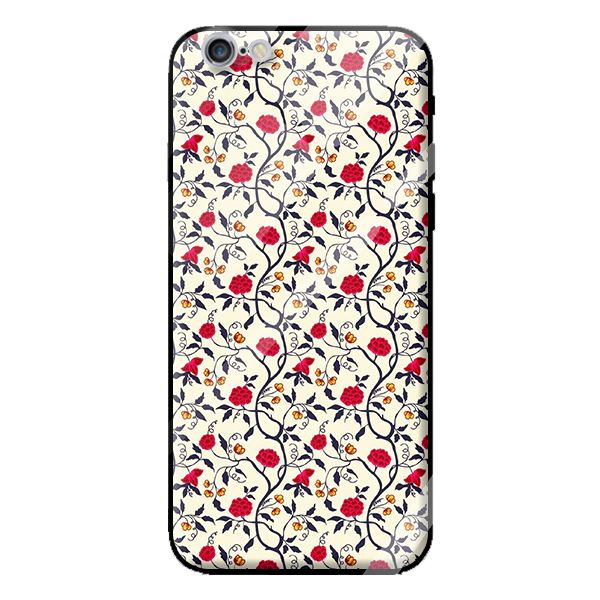 Ốp kính cường lực cho iPhone 6 mẫu NỀN LÁ 2 - Hàng chính hãng