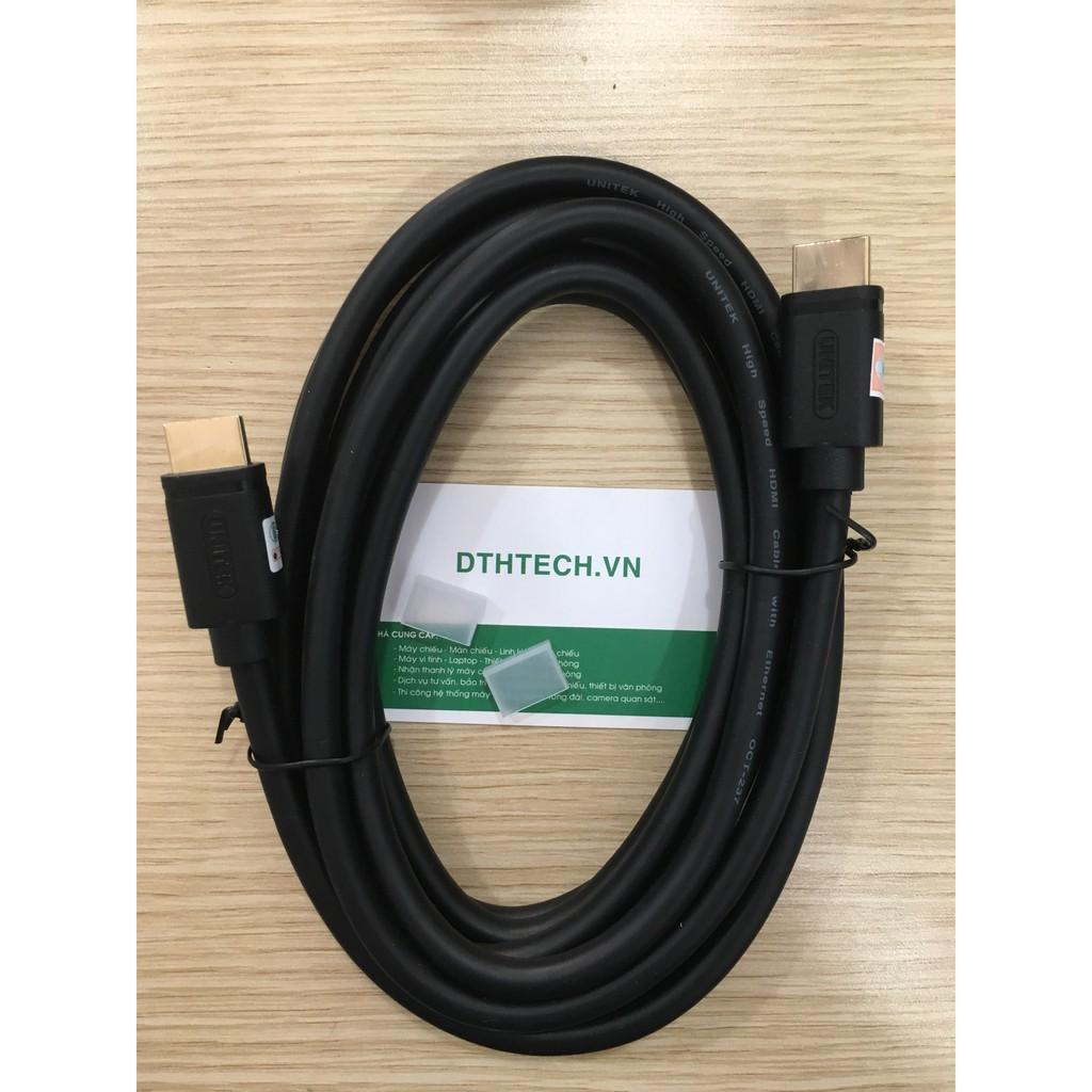 Cáp HDMI 3m Unitek Y-C139M (Hỗ trợ 4K, 3D) - HÀNG CHÍNH HÃNG