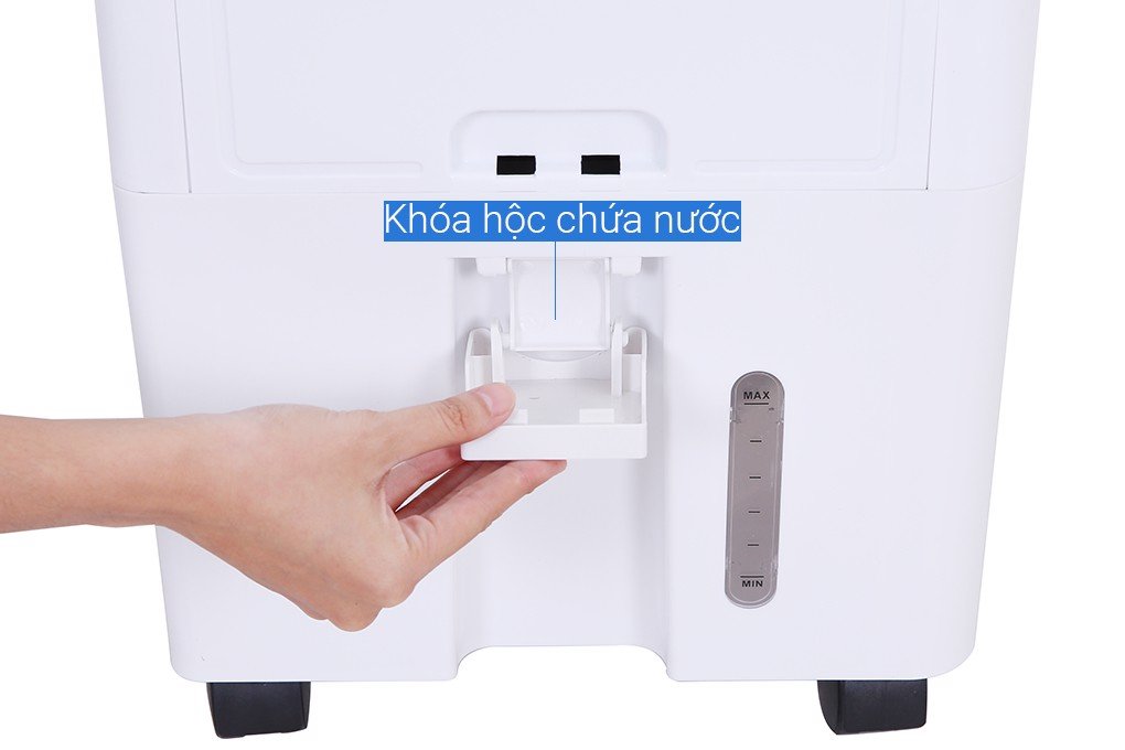 Quạt điều hòa hơi nước 20L có UV diệt khuẩn nấm mốc Mishio MK310 - Hàng chính hãng