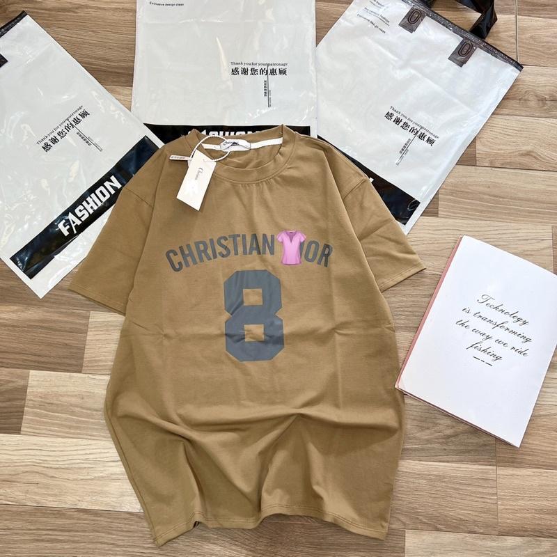 Áo thun nữ dáng unisex hàng Quảng Châu - Loại 1