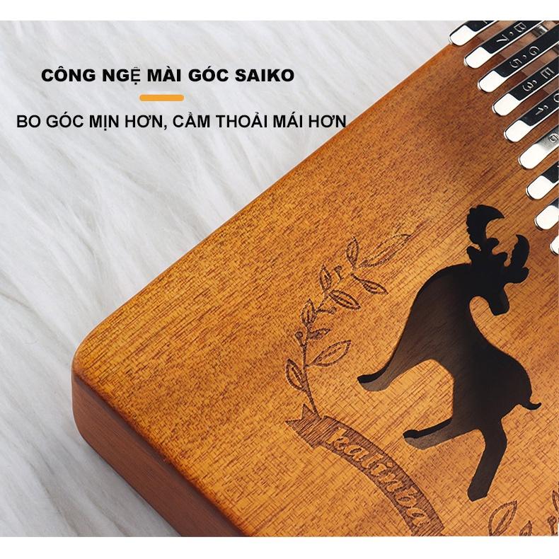 đàn kalimba 17 phím CAO CẤP Tặng kèm túi đựng bút có khóa - đàn kalimba piano NGÓN TAY KÈM PHỤ KIỆN VT HQ