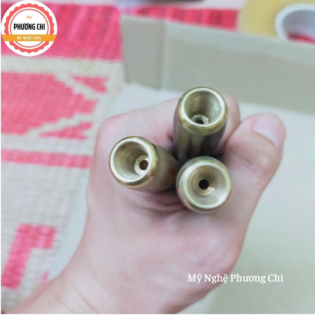 Tẩu Bắt Tóp Xì_Gà mini Ring 22-27 chất liệu sừng đầu đồng - quà tặng ý nghĩa cho nam giới