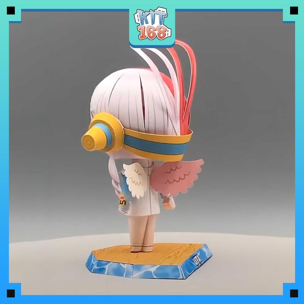 Mô hình giấy Anime Game Chibi Uta - One Piece + kit hộp trang trí