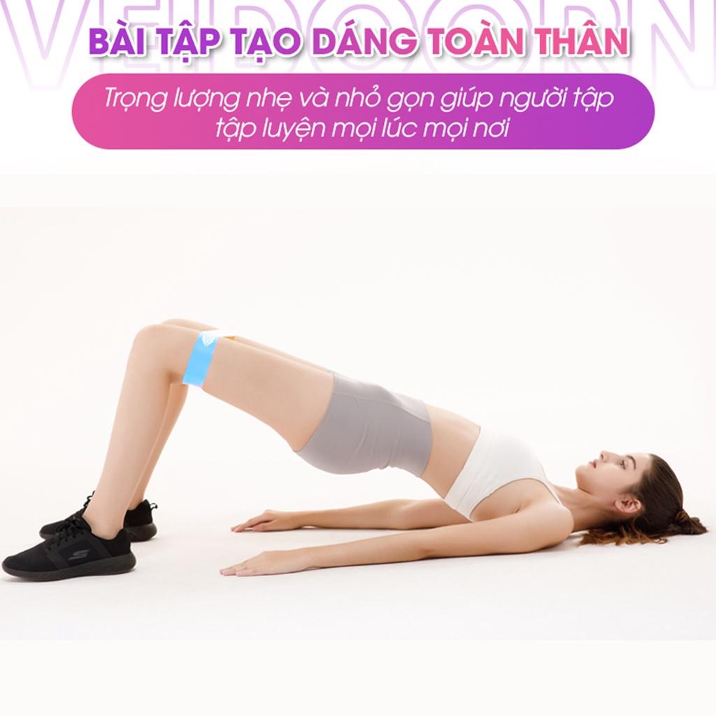 Dây Kháng Lực Cao Su Veidoorn, Dây Mini Band Tập Mông Tập Yoga