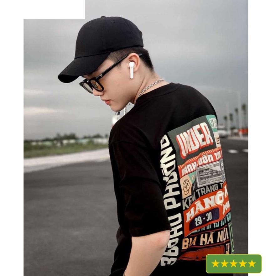 Áo Thun Tay Lỡ Hà Nội 36 phố phường áo phông Unisex Form Rộng Thoáng Chất Cotton - Babi Trendy ATC11