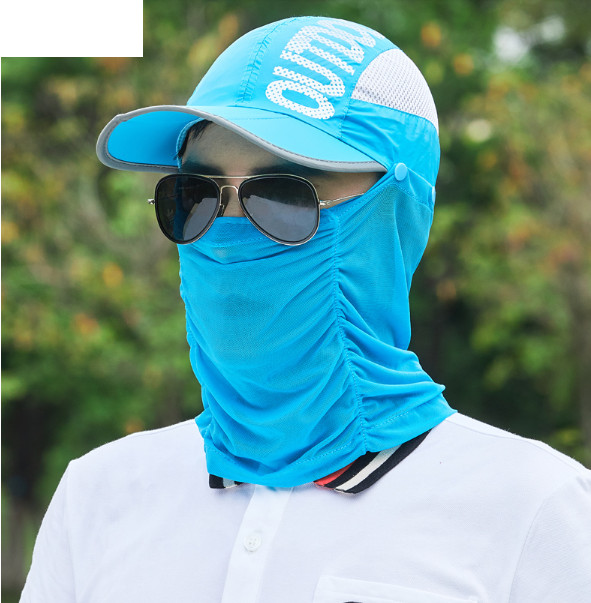 Nón chống nắng chống uv cho nam kèm khẩu trang 360 độ, mũ chống nắng nam cao cấp