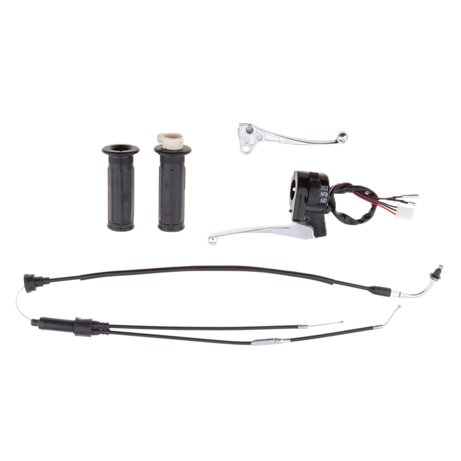 Twist Throttle Housing Switch Right ＆ Left Brake Lever for  PW50 PY50