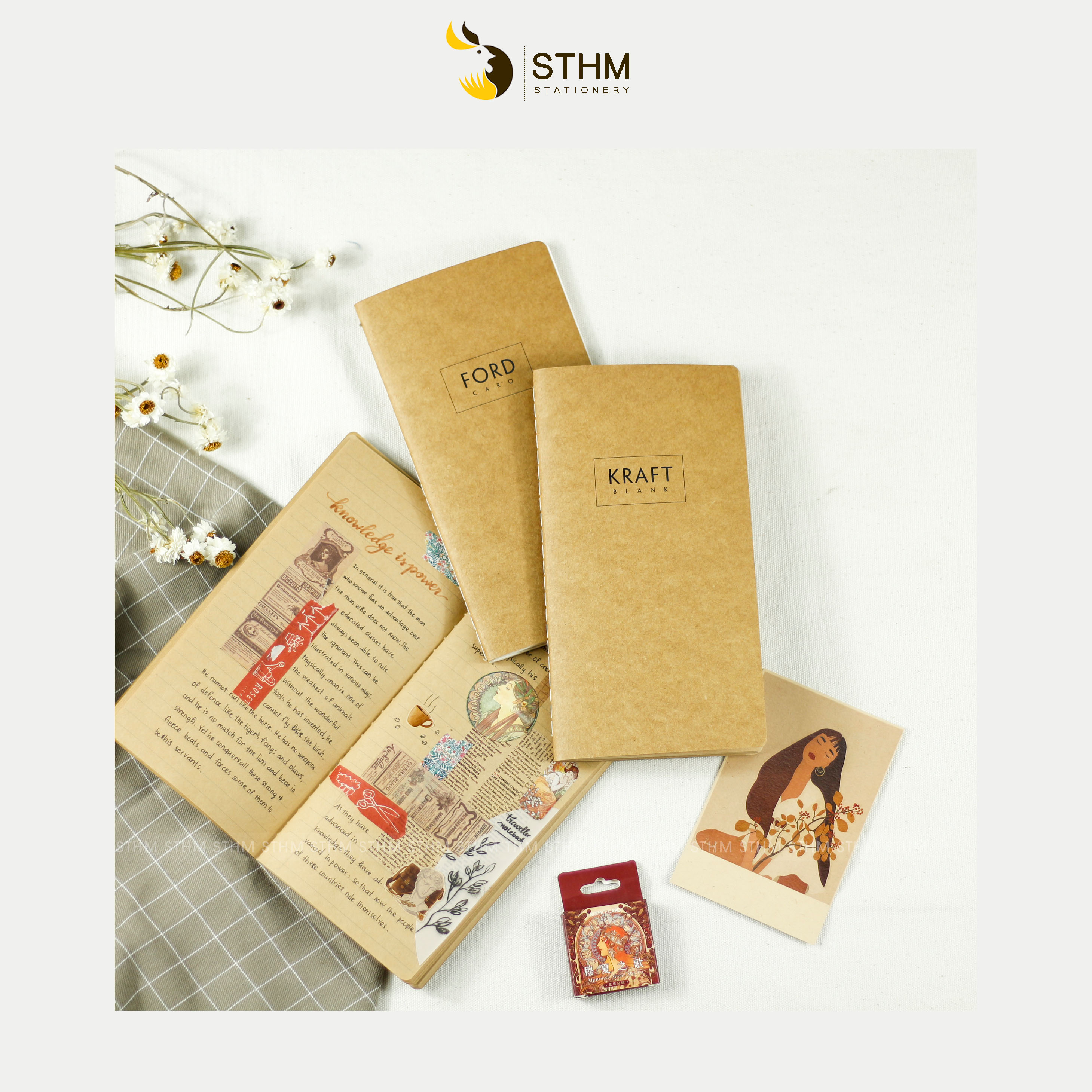 [STHM stationery] - Lõi sổ refill cho Traveller notebook - Nhiều loại ruột