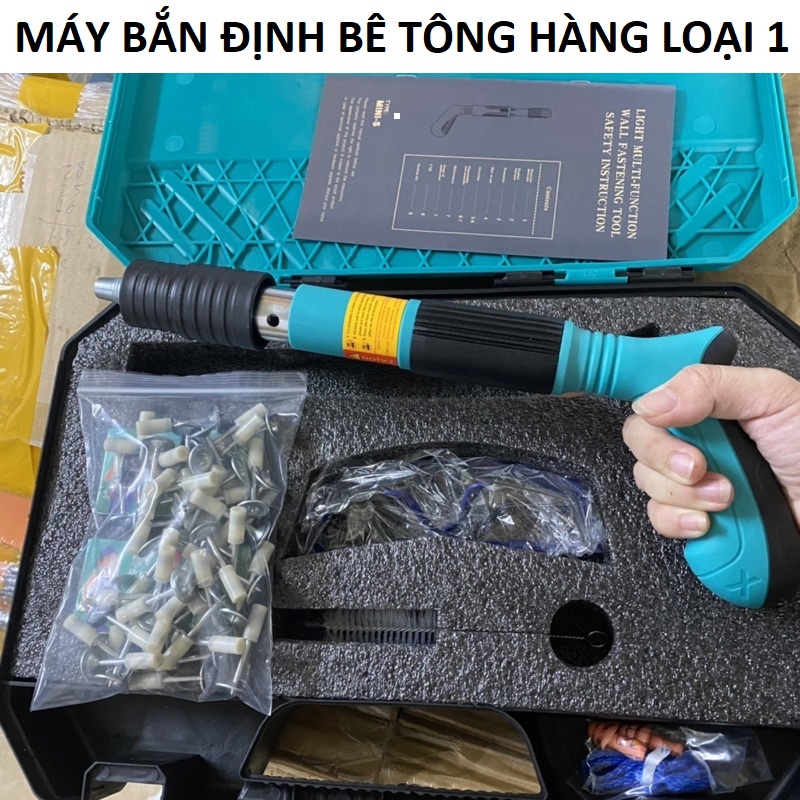 Máy bắn đinh chuyên dụng, súng bắn đinh bê tông không dây loại tốt bản đặc biệt