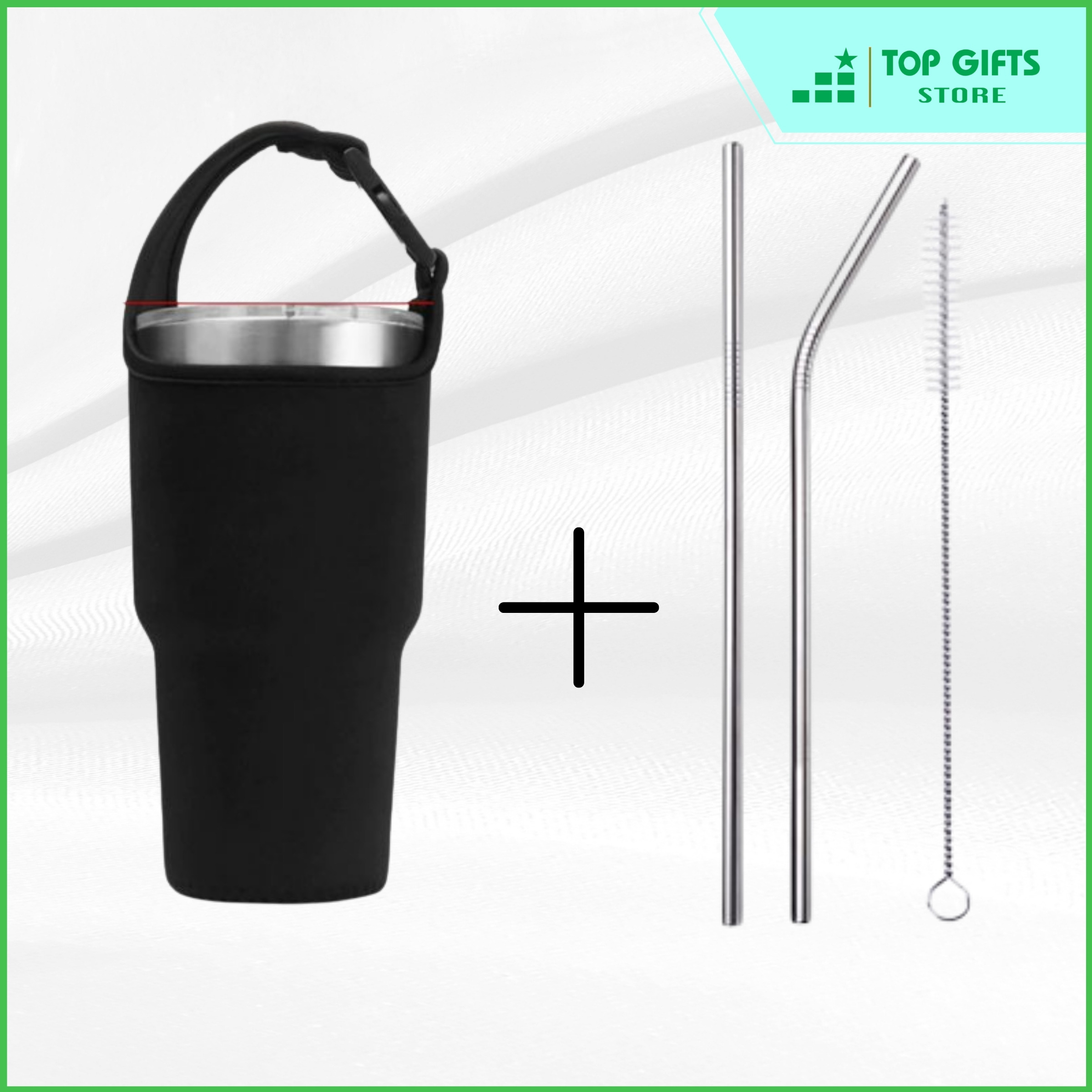 Túi ly giữ nhiệt 900ml màu đen| Bộ dụng cụ dành cho ly giữ nhiệt Yeti