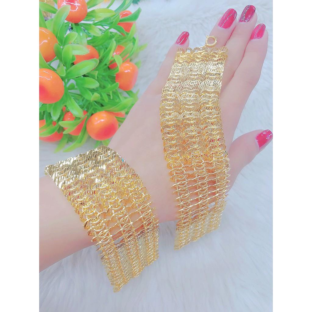 Lắc Tay Xi Vàng Nữ - Lắc Tay Xi Vàng Nữ Thiết Kế Sang Trọng