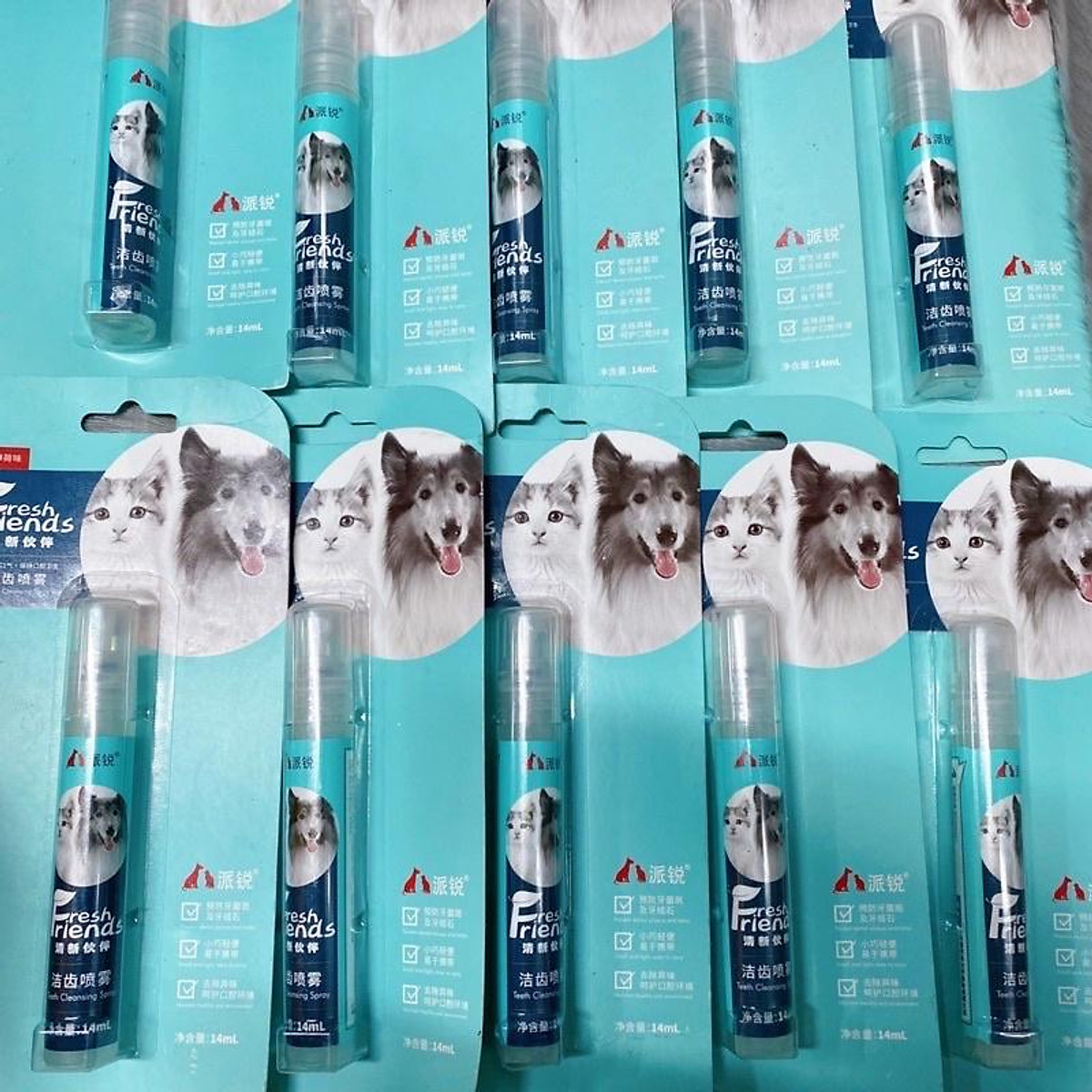 Xịt Thơm Miệng Diệt Khuẩn Khử Mùi Hôi Miệng Cho Chó Mèo Fresh Friend 14ml - YonaPetshop