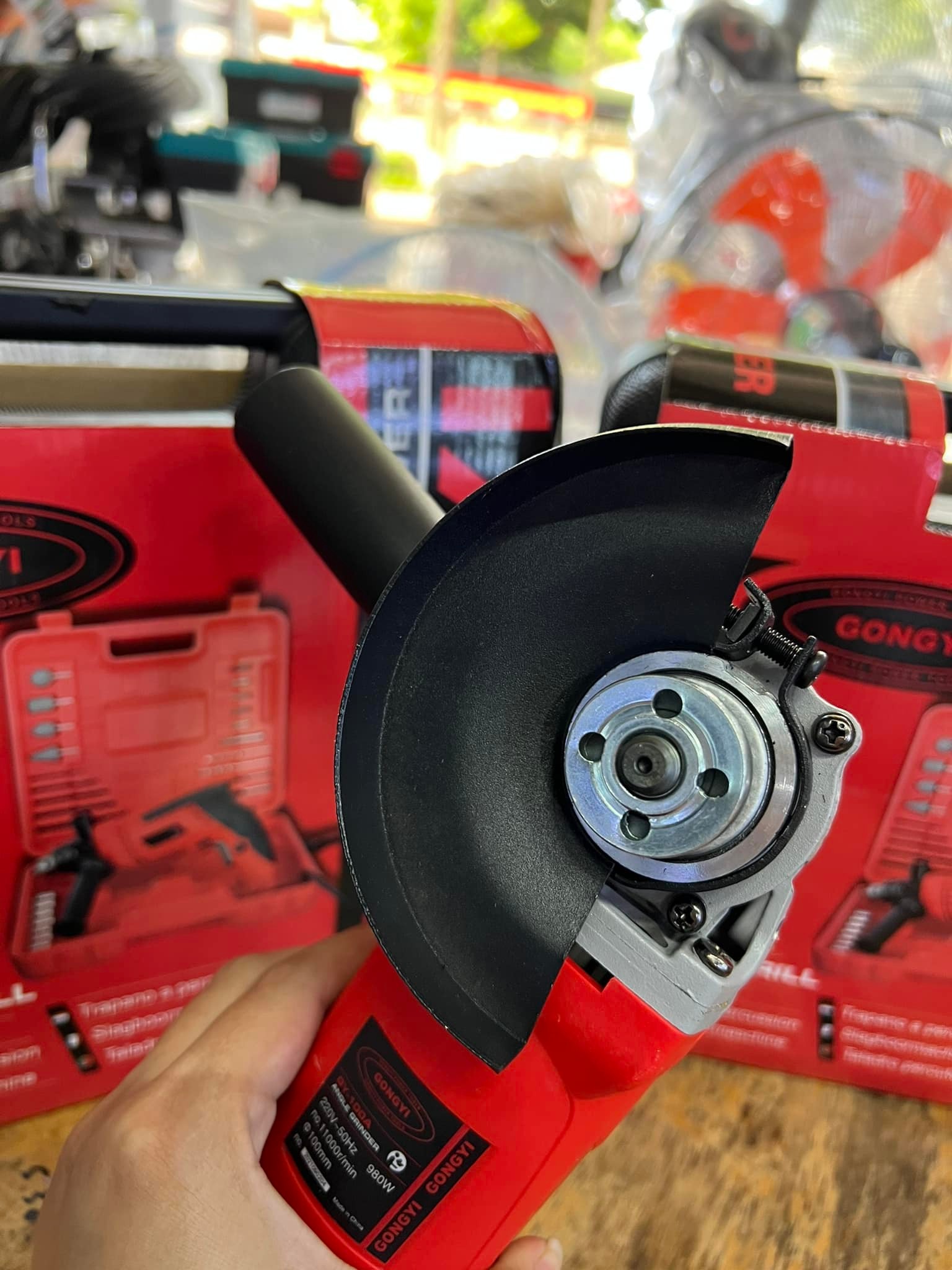 MÁY MÀI GÓC 100MM 980W GONGYI GY-100A- HÀNG CHÍNH HÃNG