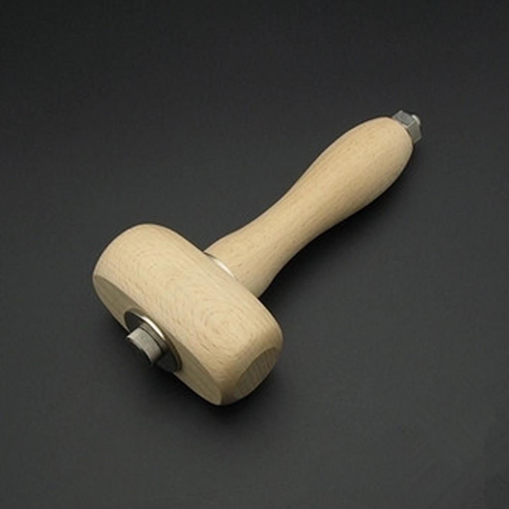 Wood Wooden Hammer Leathercraft Hammer Mallet Sewing Leather Cowhide Tool
