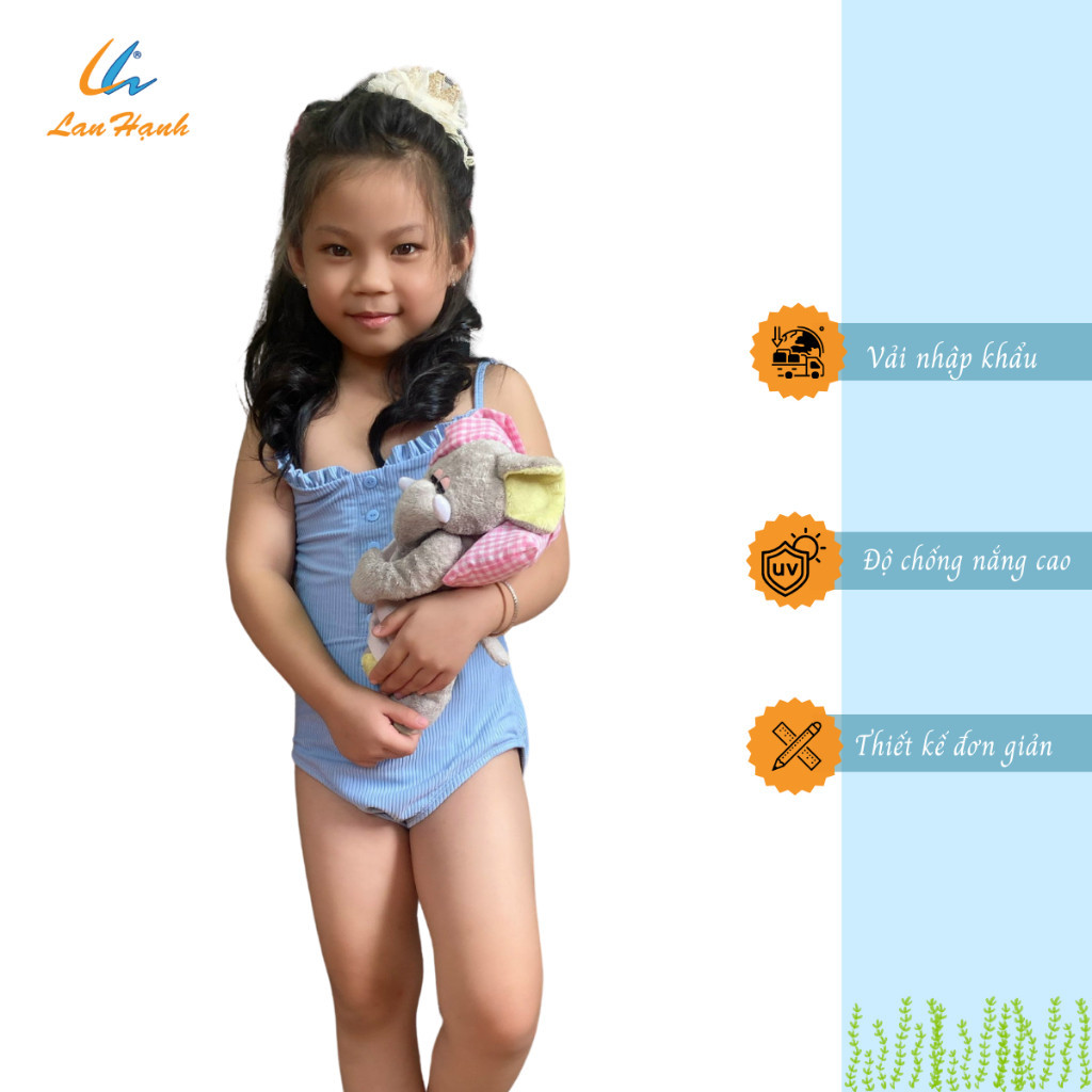Bộ Bơi BG Một Mảnh Sịp 10430 Lan Hạnh