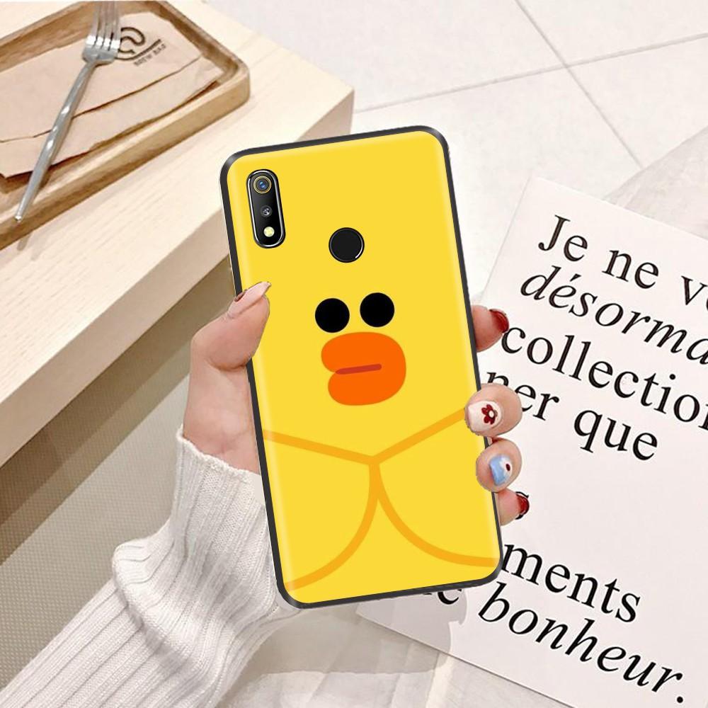 Ốp lưng dành cho điện thoại Oppo Realme 3 Viền dẻo TPU hình Vịt Con Đáng Yêu