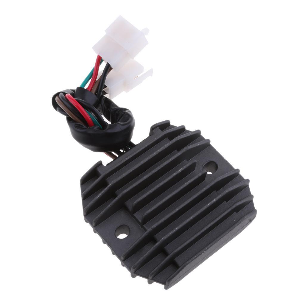 Black Motorcycle Voltage Regulator  Fit for  ZX600
