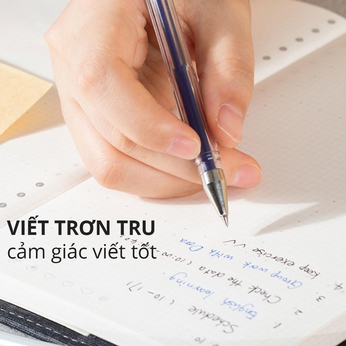 Bút Gel 0.5 mm - Deli EG65-BK - Mực Đen