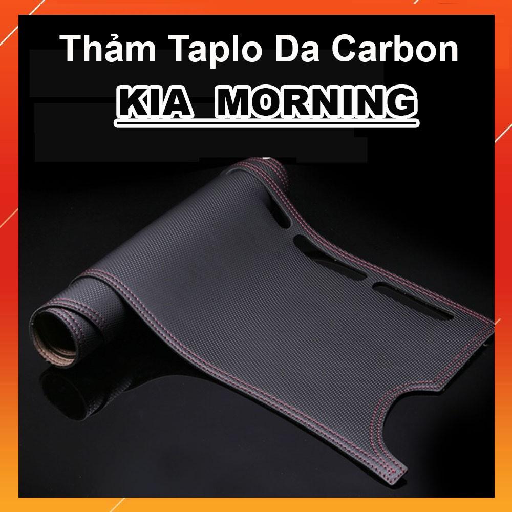 Thảm Taplo KIA: K3, Cerato, Morning -Da vân Carbon-CAM KẾT CHẤT LƯỢNG
