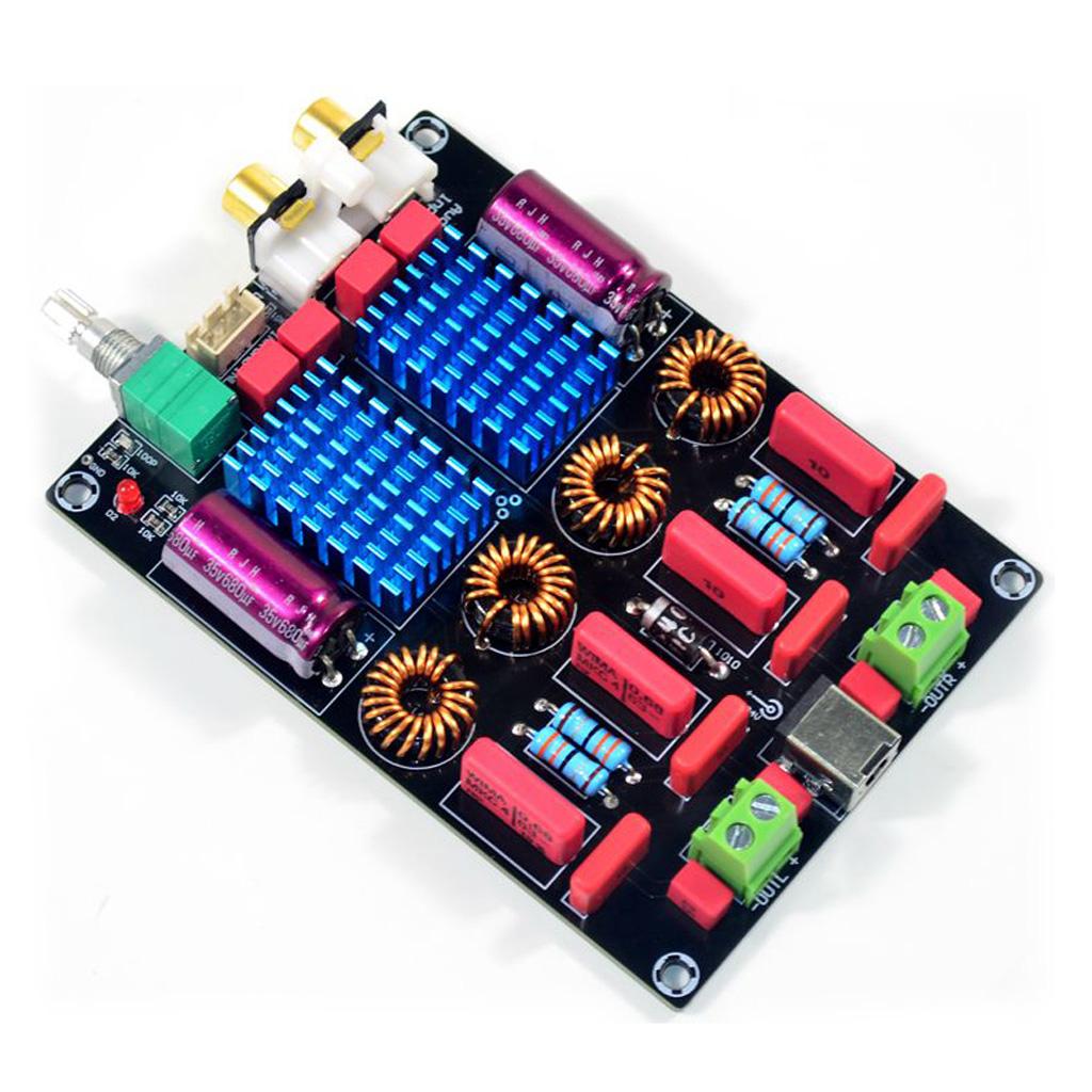 Two-channel 2x100W Stereo Amp Board Deluxe High-performance Audio Amplifier Board