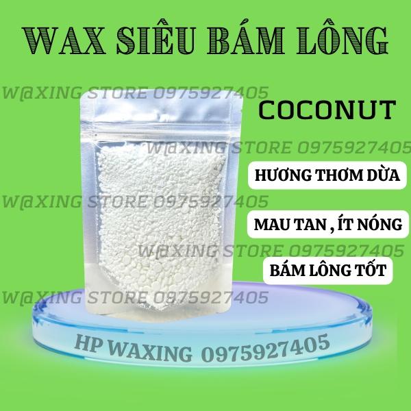 100G Sáp wax lông nóng dạng vụn + Bát silicon nấu sáp + Mỡ trăn tặng kèm que gỗ