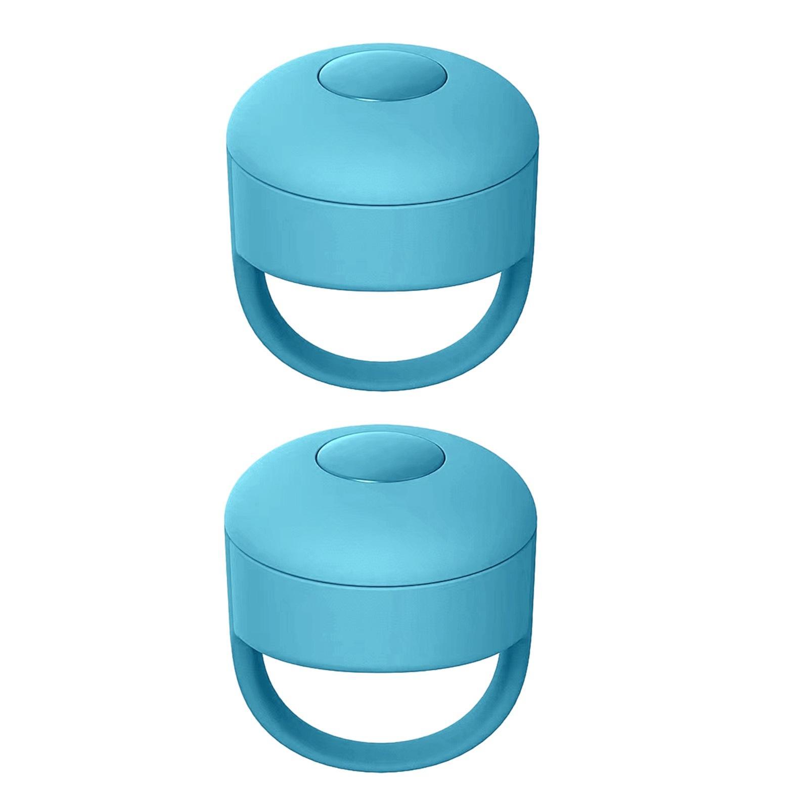 Bluetooth Fingertip Video Controller Page Turner Blue