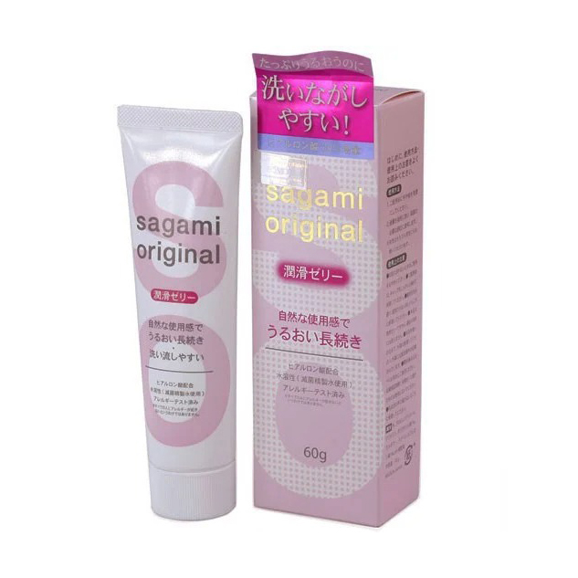 Gel Bôi Trơn Sagami Original (60g) - Trong Suốt - Không Màu - Không Mùi - 100% Nhập Khẩu Nhật Bản - Che Tên Sản Phẩm