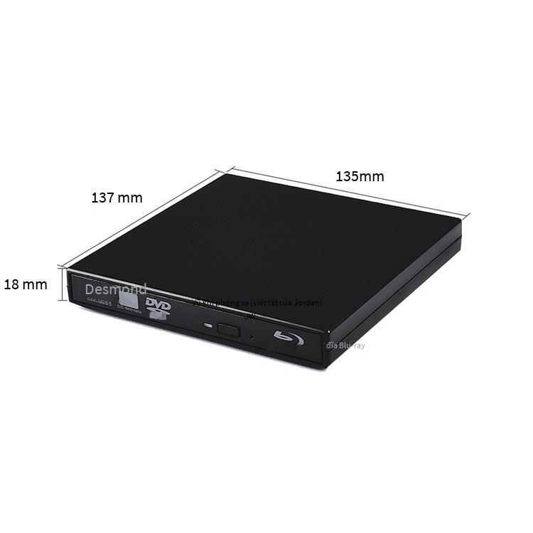 Đầu ghi Blu-ray bên ngoài Hengzhe phong cách mới nhất 002 Đầu ghi DVD Blu-ray USB2.0 Đầu ghi Blu-ray