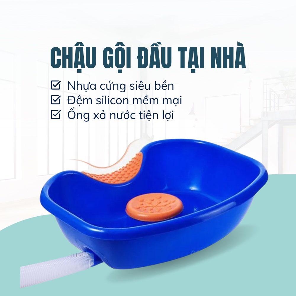 Chậu Gội Đầu Nhựa Tại Giường Chăm Sóc Người Thân Hiệu Quả Tiện Dụng