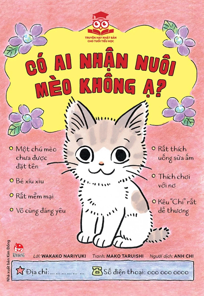Có Ai Nhận Nuôi Mèo Không Ạ?