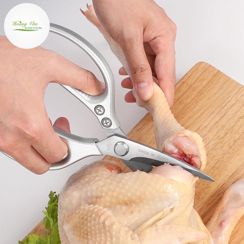 Kéo làm bếp SK5 Nhật Bản Cao Cấp - Kéo cắt thịt gà, xương, làm cá