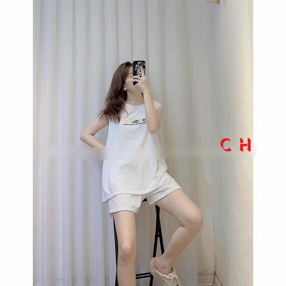 Sét áo tanktop, quần sooc và áo quây siêu chất