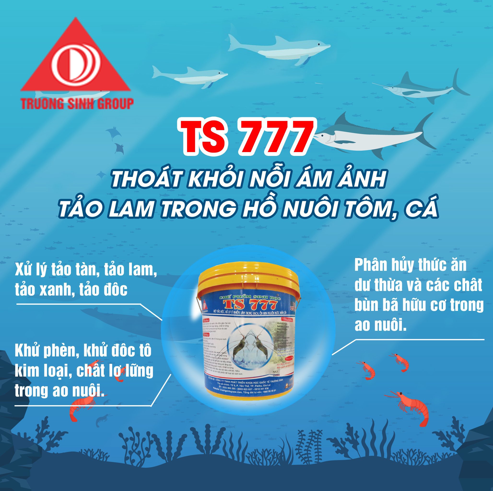 TS 777 - Xử lý nước, tảo đa năng