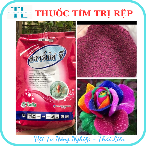 Thuốc tím trị rệp, Starkle-G, bao 50gr, lưu dẫn, an toàn, hiệu quả, dùng cho sen đá, xương rồng