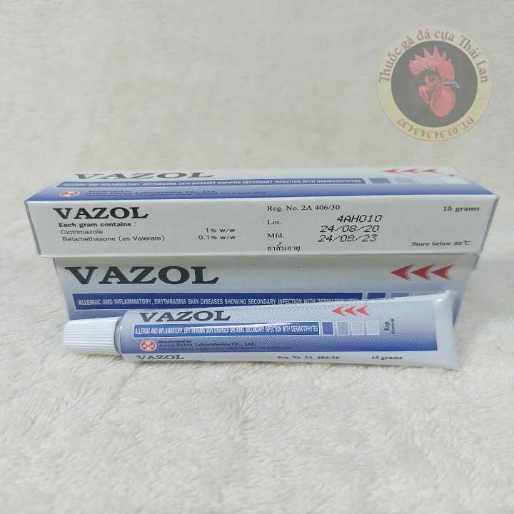 Thuốc gà đá VAZOL - điều trị lác , nấm , mốc (1 típ /15g)