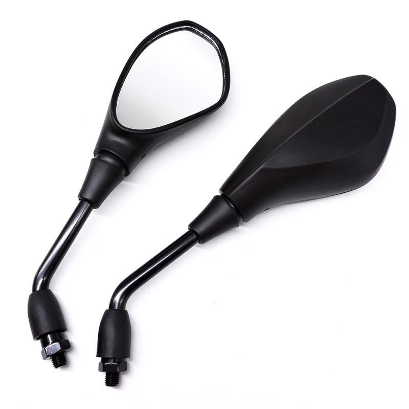 1 Cặp Gương Chiếu Hậu 10mm Màu Đen Thông Dụng Cho Xe Máy