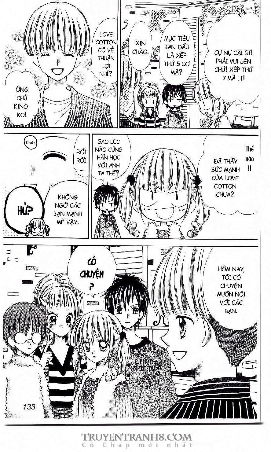 tiệm thời trang, love cotton chapter 17 18