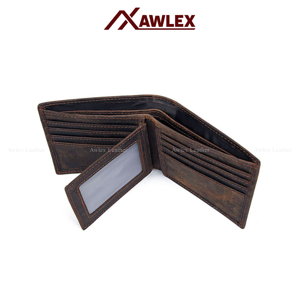 Ví nam, bóp nam da bò sáp A0005