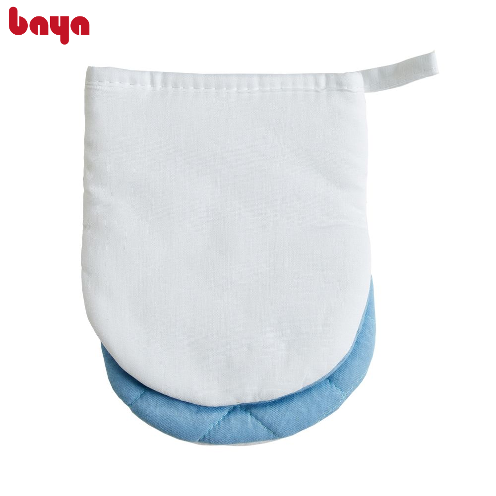 Găng Tay Nhấc Nồi Cotton Chịu Nhiệt BAYA SARA Nhiều Màu, Họa Tiết Chất Liệu Cotton Và Vải Tổng Hợp Dày Dặn Có Quai Treo Nhỏ Dùng Kẹp Quai Nồi, Cạnh Khay, Đĩa