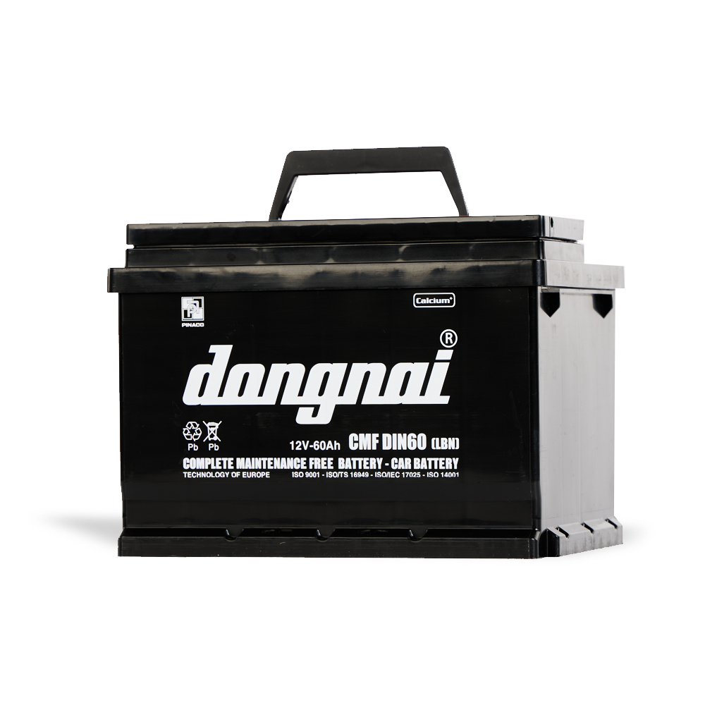 Ắc quy khô miễn bảo dưỡng Đồng Nai CMF DIN60 | 12V - 60Ah