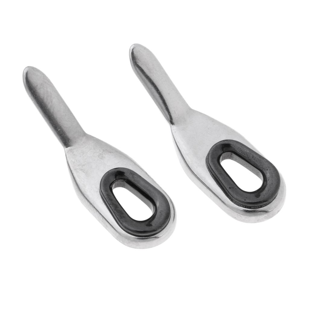 2 Pieces Fishing Rod Guides Tip Tops Repair Set Rod Buiding Rod Guide