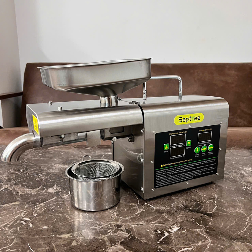 [HÀNG NHẬP KHẨU] Máy ép dầu ăn thực vật chuyên dụng, dùng trong gia đình (1000W) Thương hiệu Mỹ cao cấp Septree - T2S