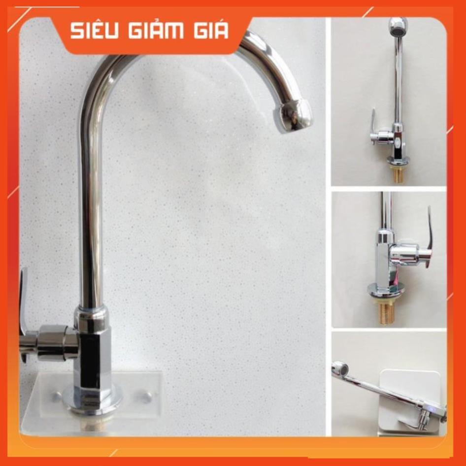 Vòi nước bằng thép không gỉ thiết kế hiện đại dành cho bồn rửa chén 206806