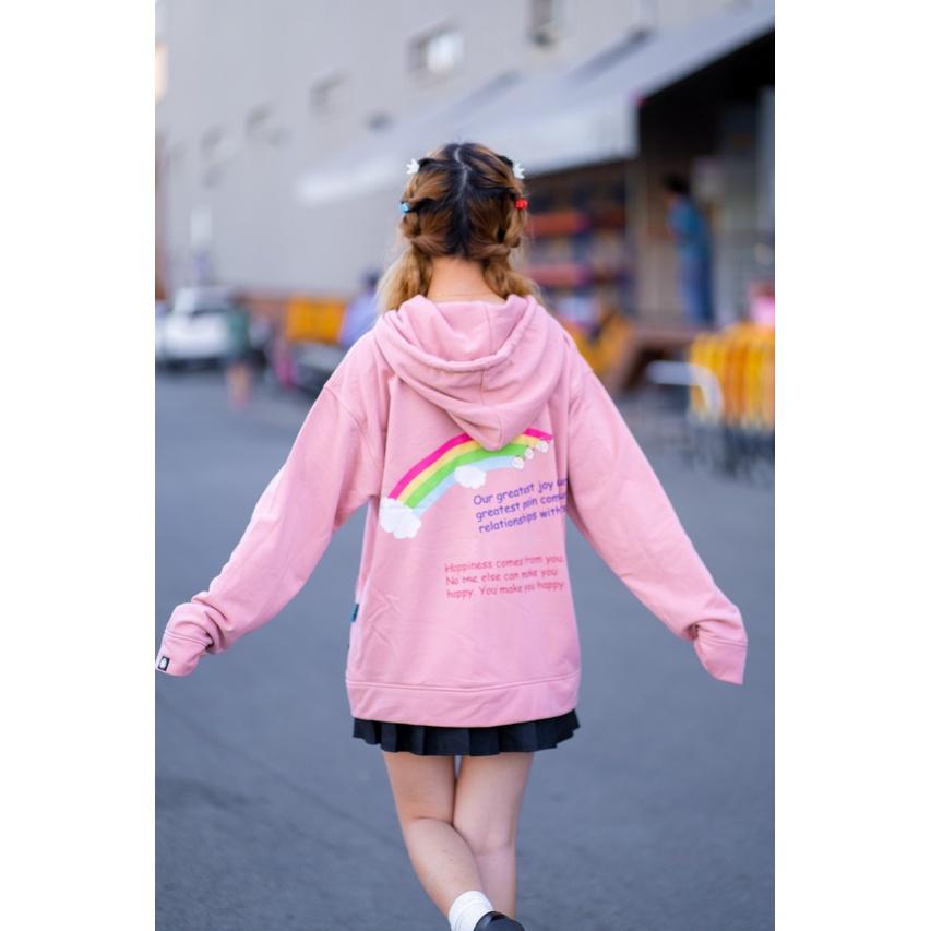 ÁO KHOÁC HOODEI ZIP EMOJI NAM NỮ - Nỉ CUA